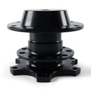 CIRCUIT HERO QUICK RELEASE STEERING WHEEL HUB 6-BOLT BLACK