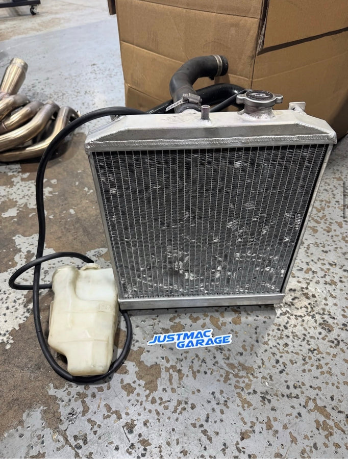 Radiator set up