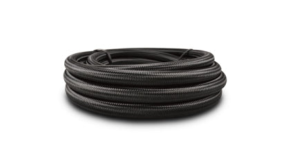 Vibrant -10AN Black Nylon Braided Flex Hose