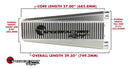 SpeedFactory Racing Vertical Flow Intercooler (K-Series, 800HP)