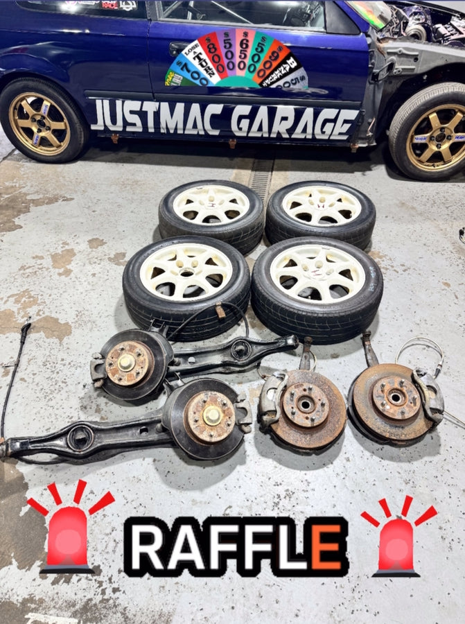 Civic Type R spindles & wheels Giveaway