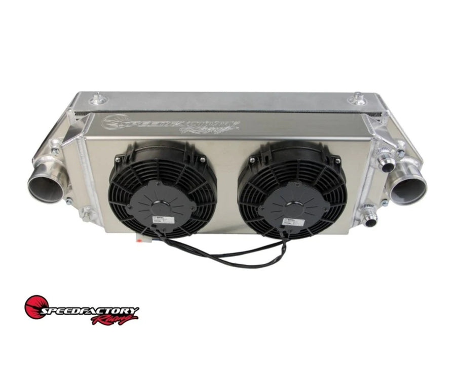 SpeedFactory Racing Dual Backdoor Intercooler | Tucked Radiator Combo