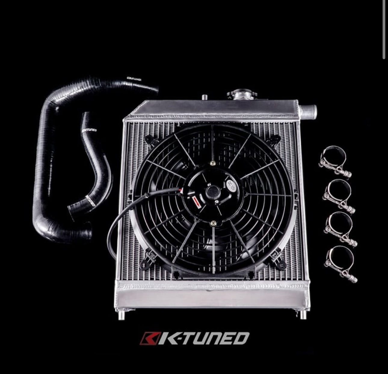 K Tuned Passenger Side Radiator Kit