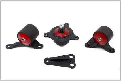 Innovative 02-06 RSX/02-05 Civic K-Series Black Steel Mounts (Not K24 Transmission)