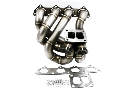 PLM Power Driven T4 Top Mount Turbo Manifold with Dual Wastegates B-Series B16 B18 B20