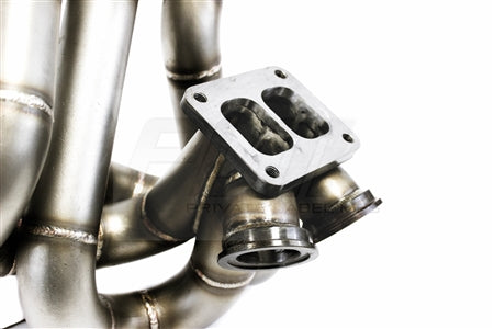 PLM Power Driven T4 Top Mount Turbo Manifold with Dual Wastegates B-Series B16 B18 B20